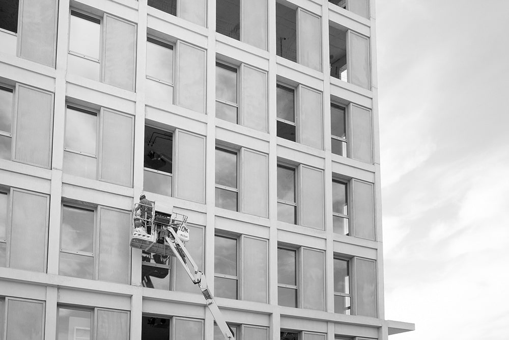 Chantier de bureaux à Marseille Ilôt Allar